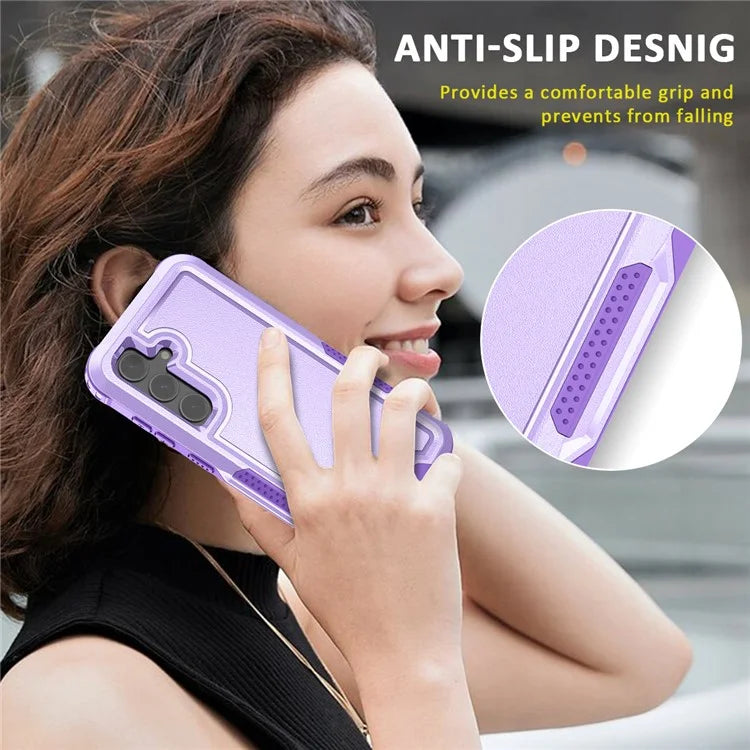 Style F1 For Samsung Galaxy S24+ Back Case Drop-proof PC + TPU Phone Cover