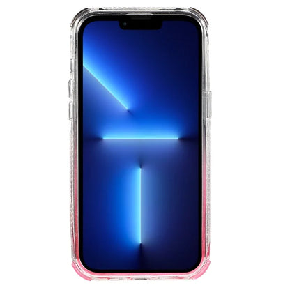 For iPhone 13 Pro Max 6.7 inch Case TPU+PC Sparkle Gradient Quicksand Cell Phone Cover