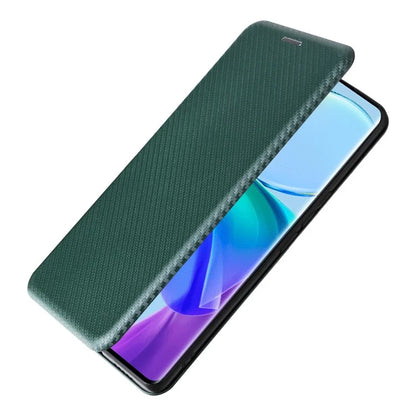 Card Holder Case for vivo V29 Lite 5G Leather Phone Cover Carbon Fiber Texture