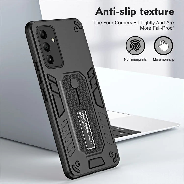 For Samsung Galaxy A05s 4G Kickstand Cover PC+TPU Finger Ring Strap Phone Case