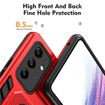 For Samsung Galaxy A05s 4G Kickstand Cover PC+TPU Finger Ring Strap Phone Case