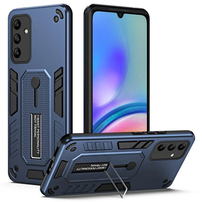 For Samsung Galaxy A05s 4G Kickstand Cover PC+TPU Finger Ring Strap Phone Case