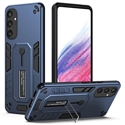 For Samsung Galaxy S24 Case Kickstand Finger Ring Strap PC+TPU Non-slip Phone Back Cover