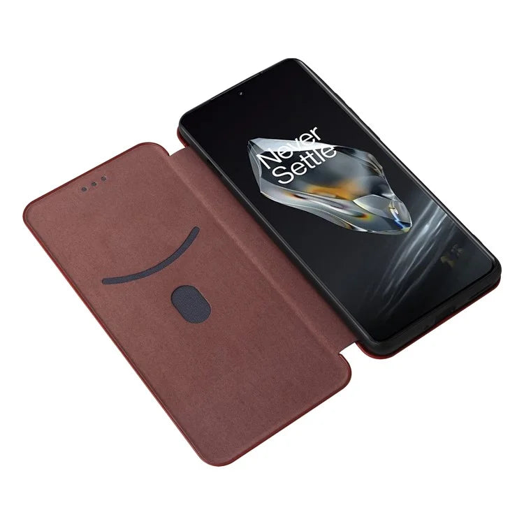 For OnePlus 12 5G Leather Phone Case with Card Slots Stand