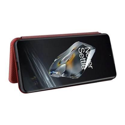 For OnePlus 12 5G Leather Phone Case with Card Slots Stand