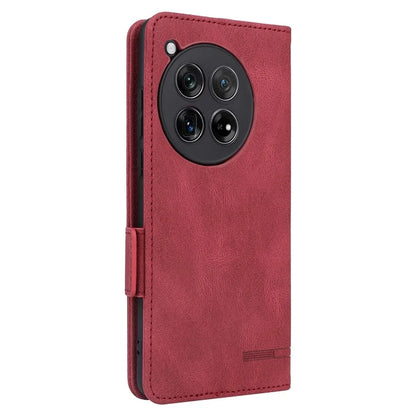 For OnePlus 12 5G Leather Case Wallet Phone Cover Hardware Decor