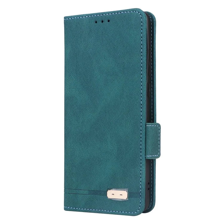 For OnePlus 12 5G Leather Case Wallet Phone Cover Hardware Decor