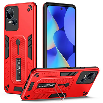 For Transsion Tecno Spark 10 5G Kickstand Case TPU+PC Dual Layer Phone Cover