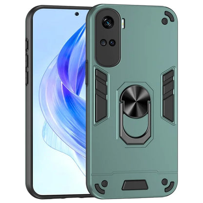 For Honor 90 Lite 5G Phone Case Support Magnetic Car Mount Rotary Kickstand