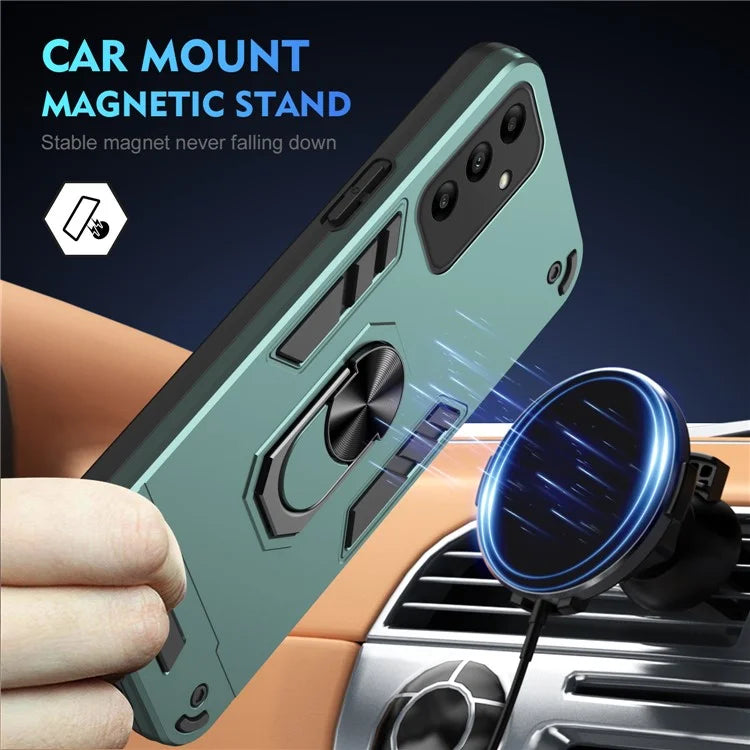 For Samsung Galaxy A05s 4G Phone Case PC+TPU Cover Rotary Kickstand