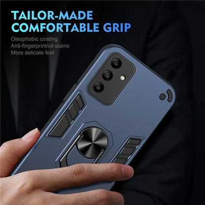 For Samsung Galaxy A05s 4G Phone Case PC+TPU Cover Rotary Kickstand