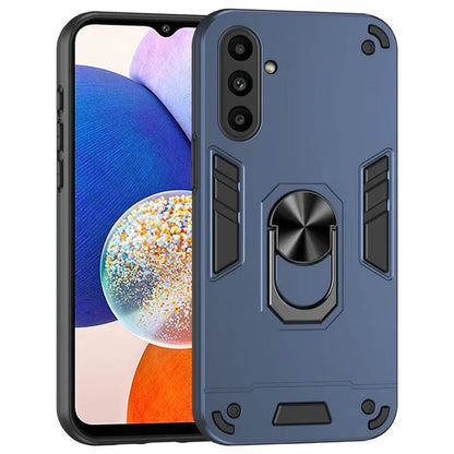 For Samsung Galaxy A14 5G / A14 4G Case Scratch-proof PC+TPU Phone Cover with Rotating Ring Kickstand