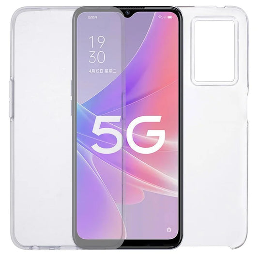 For Oppo A57 (2022) 5G / A77 5G / A77s 4G / A57s 4G / A53s 4G Clear Case Acrylic + TPU Phone Cover