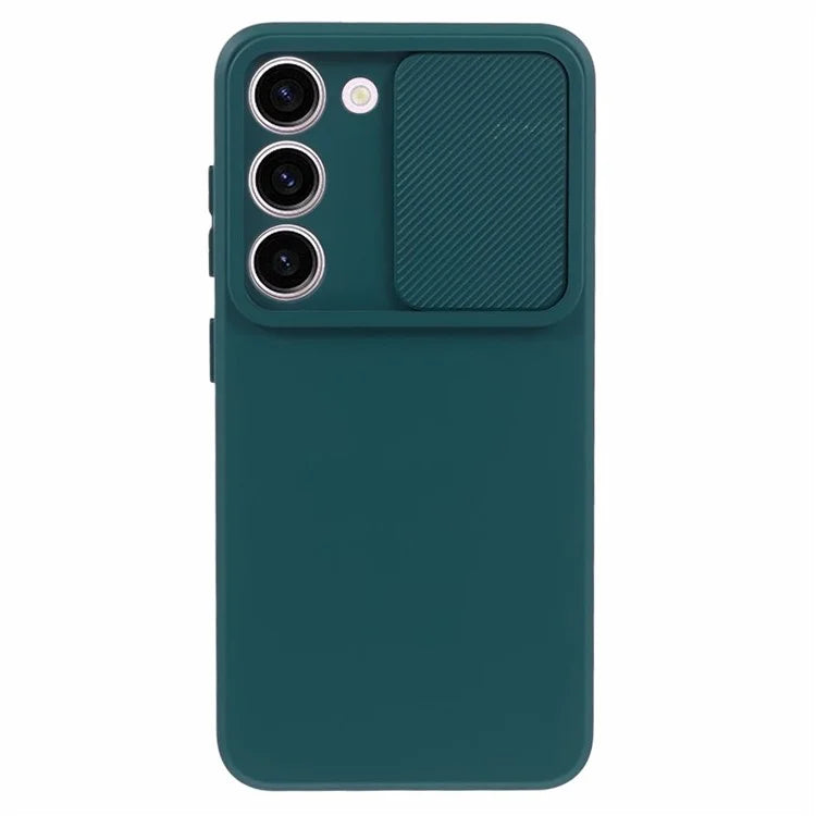 TMT Series for Samsung Galaxy S23 Case Soft TPU Phone Cover Slide Lens Lid