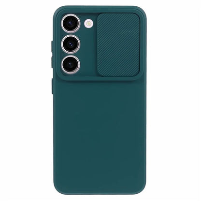 TMT Series for Samsung Galaxy S23 Case Soft TPU Phone Cover Slide Lens Lid