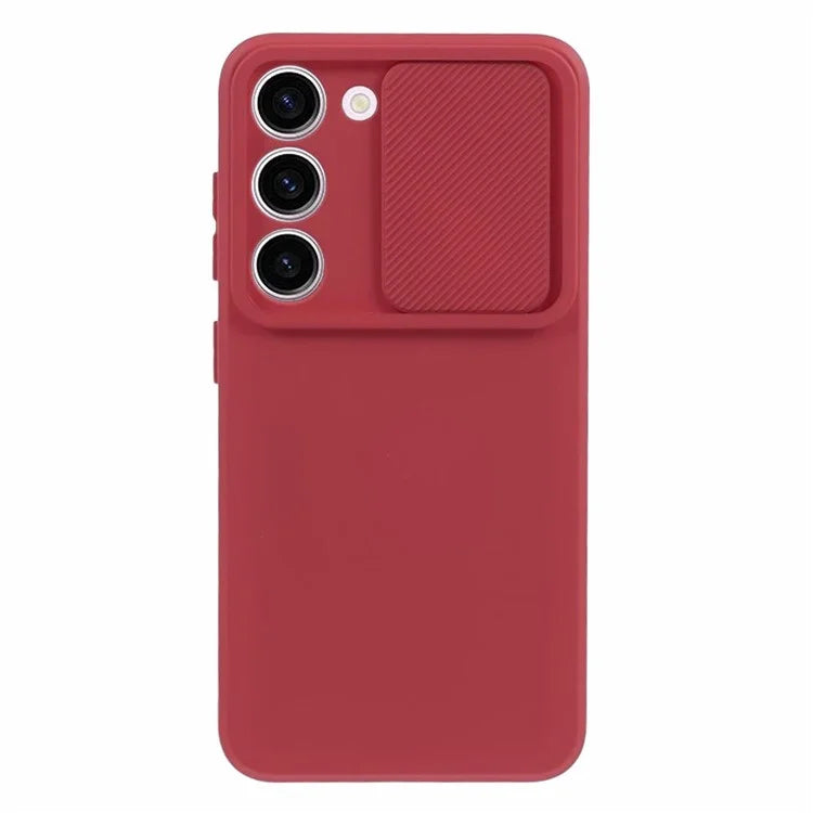 TMT Series for Samsung Galaxy S23 Case Soft TPU Phone Cover Slide Lens Lid