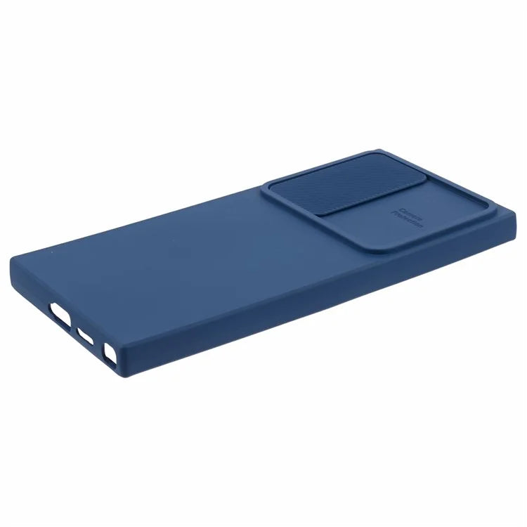 TMT Series for Samsung Galaxy S21 Ultra 5G TPU Case Anti-drop Phone Cover with Slide Lens Lid