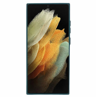 TMT Series for Samsung Galaxy S21 Ultra 5G TPU Case Anti-drop Phone Cover with Slide Lens Lid