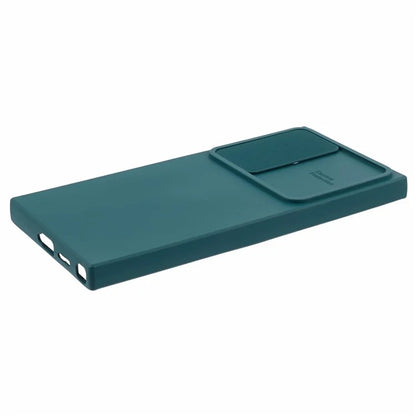 TMT Series for Samsung Galaxy S21 Ultra 5G TPU Case Anti-drop Phone Cover with Slide Lens Lid