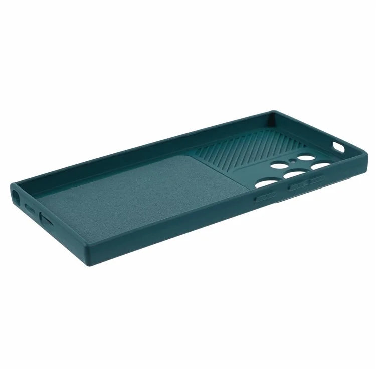 TMT Series for Samsung Galaxy S21 Ultra 5G TPU Case Anti-drop Phone Cover with Slide Lens Lid
