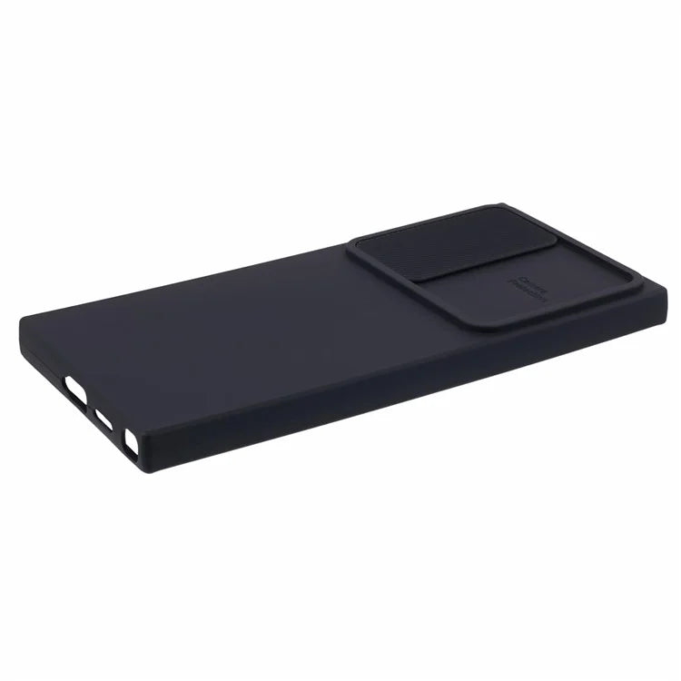 TMT Series for Samsung Galaxy S21 Ultra 5G TPU Case Anti-drop Phone Cover with Slide Lens Lid