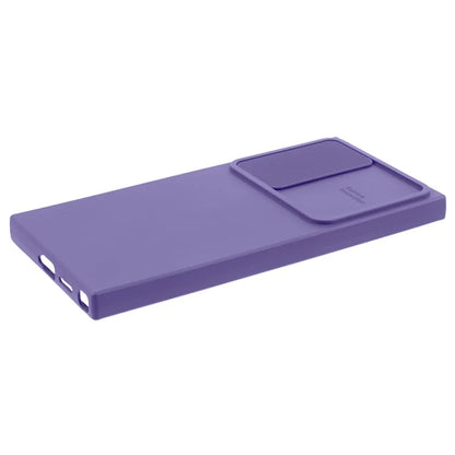 TMT Series for Samsung Galaxy S21 Ultra 5G TPU Case Anti-drop Phone Cover with Slide Lens Lid
