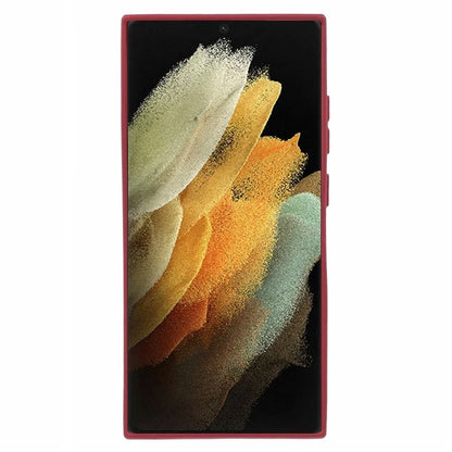 TMT Series for Samsung Galaxy S21 Ultra 5G TPU Case Anti-drop Phone Cover with Slide Lens Lid