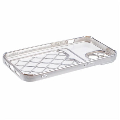 JJ Series For iPhone 13 6.1 inch TPU Case Electroplated Anti-scratch Card Slot Protective Cover