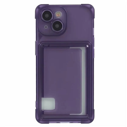 HRX Series for iPhone 13 Phone Case with Card Holder Anti-drop Cover