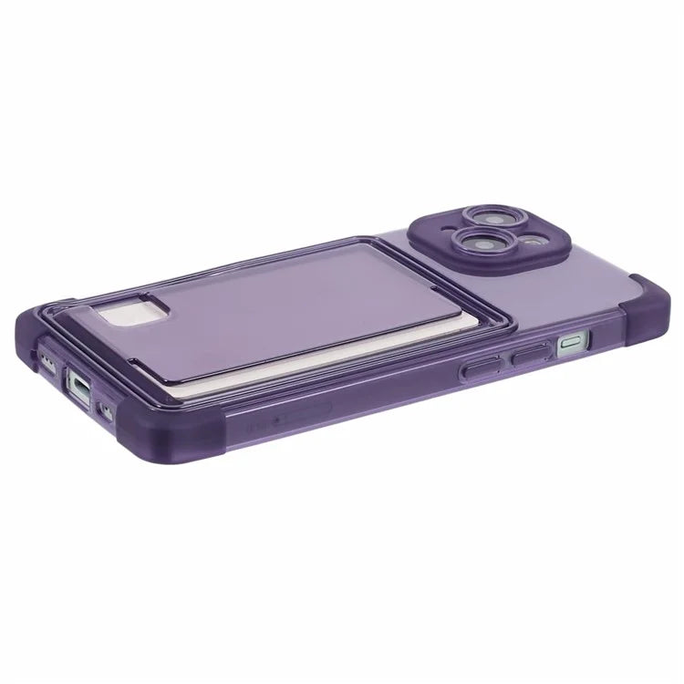 HRX Series for iPhone 13 Phone Case with Card Holder Anti-drop Cover