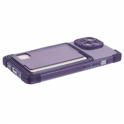 HRX Series for iPhone 13 Phone Case with Card Holder Anti-drop Cover