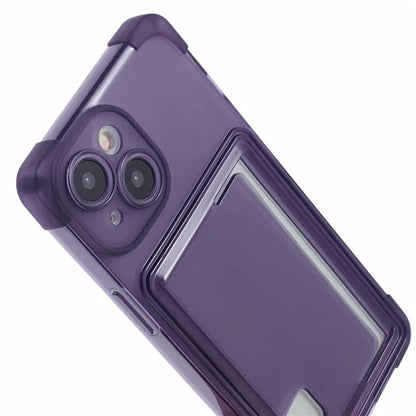 HRX Series for iPhone 13 Phone Case with Card Holder Anti-drop Cover