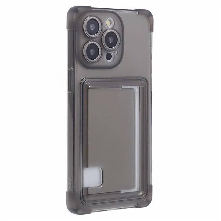 HRX Series for iPhone 14 Pro Max TPU Case with Card Holder Four Corner Protection