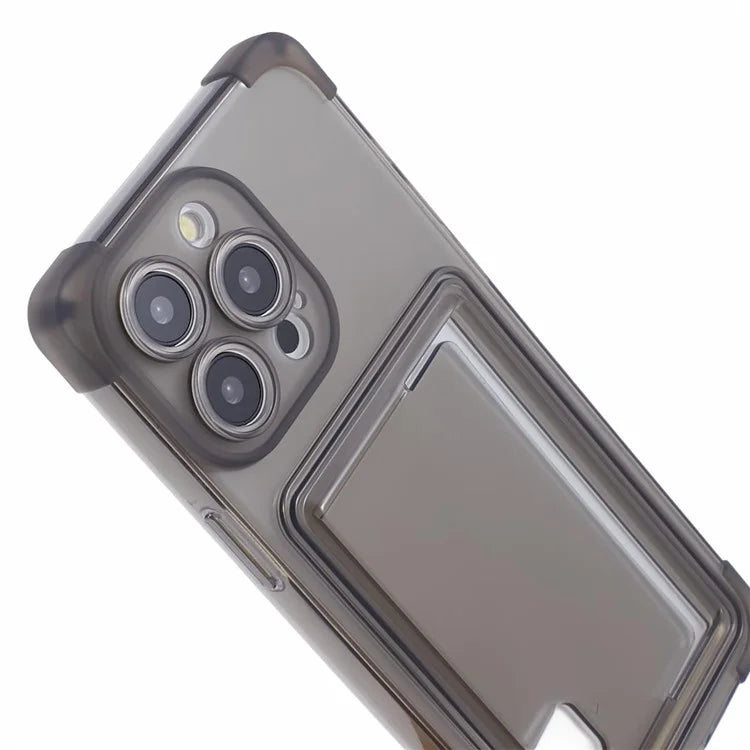 HRX Series for iPhone 14 Pro Max TPU Case with Card Holder Four Corner Protection