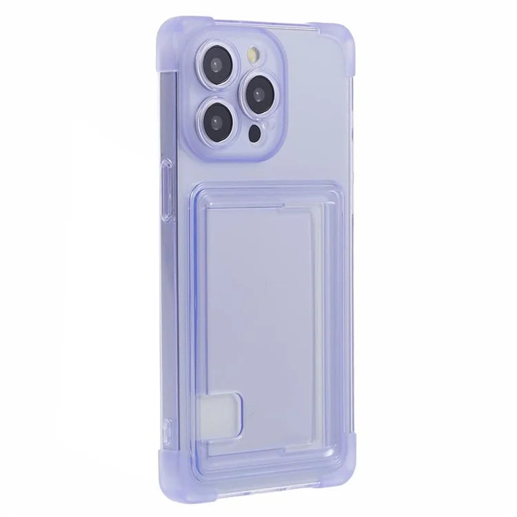 HRX Series for iPhone 14 Pro Card Holder TPU Back Case Phone Cover