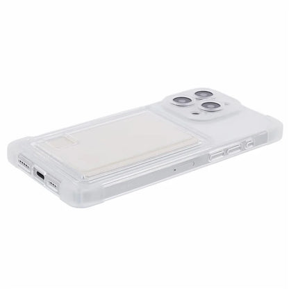 HRX Series for iPhone 14 Pro Card Holder TPU Back Case Phone Cover