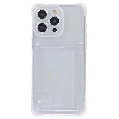 HRX Series TPU Case for iPhone 15 Pro Max Card Holder Drop-proof Phone Cover