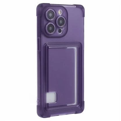 HRX Series for iPhone 15 Pro TPU Case Phone Cover with Card Holder