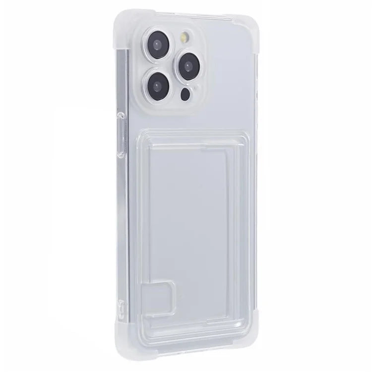 HRX Series for iPhone 15 Pro TPU Case Phone Cover with Card Holder