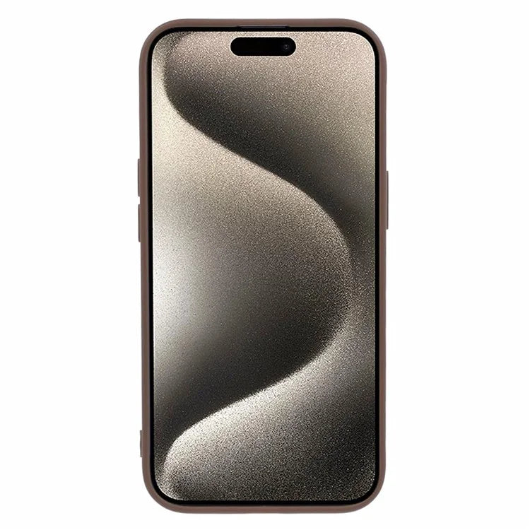 HRX Series For iPhone 15 Case Shockproof TPU Wrinkled Uneven Phone Back Protector