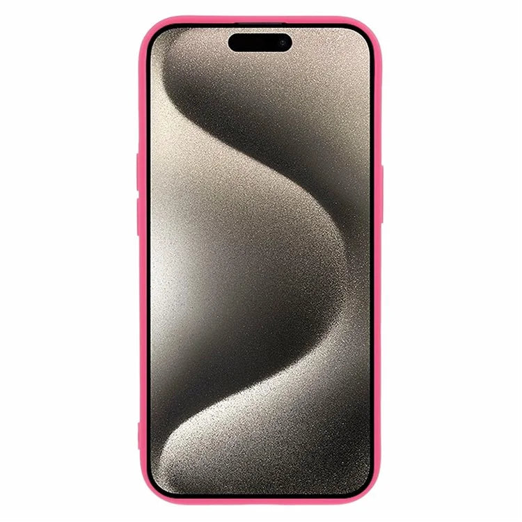 HRX Series For iPhone 15 Case Shockproof TPU Wrinkled Uneven Phone Back Protector