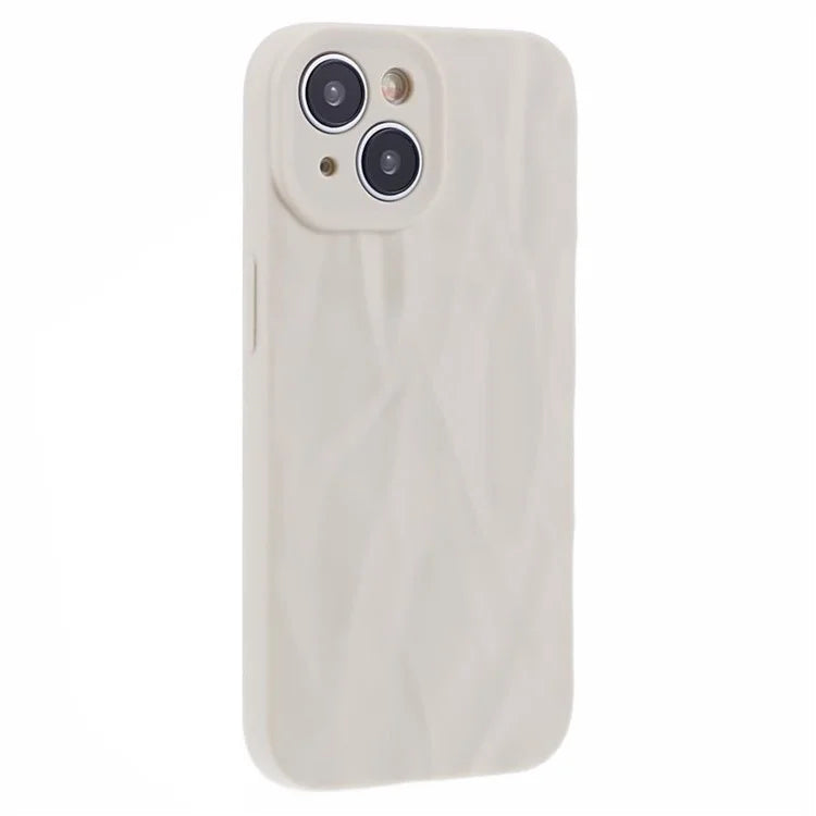 HRX Series For iPhone 13 6.1 inch Case  3D Pleats Wrinkle Drop-proof TPU Protective Shell