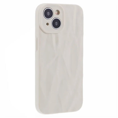 HRX Series For iPhone 13 6.1 inch Case  3D Pleats Wrinkle Drop-proof TPU Protective Shell