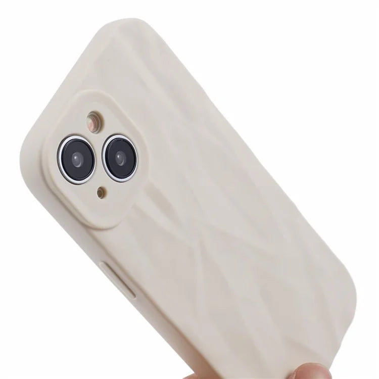 HRX Series For iPhone 13 6.1 inch Case  3D Pleats Wrinkle Drop-proof TPU Protective Shell