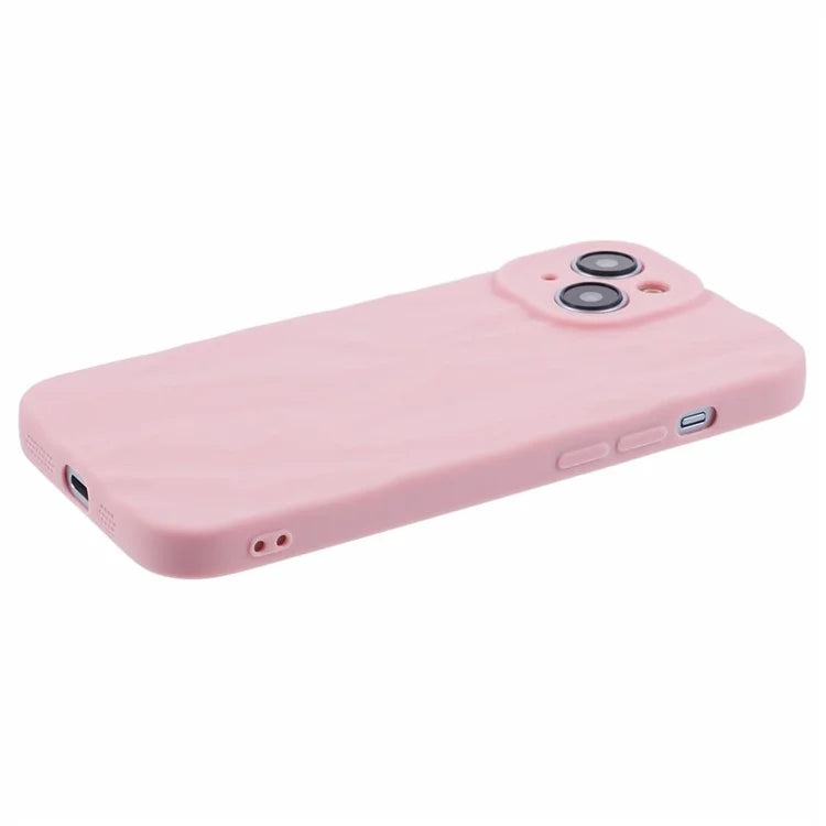 HRX Series For iPhone 13 6.1 inch Case  3D Pleats Wrinkle Drop-proof TPU Protective Shell