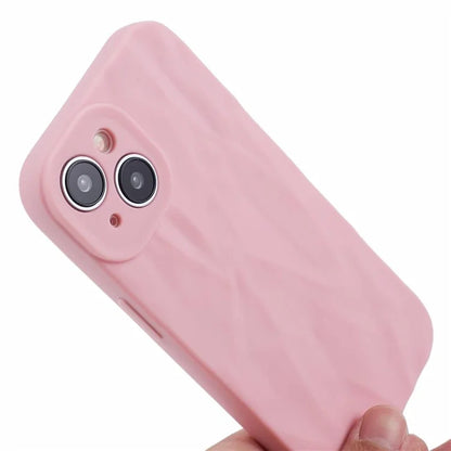 HRX Series For iPhone 13 6.1 inch Case  3D Pleats Wrinkle Drop-proof TPU Protective Shell