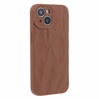 HRX Series For iPhone 13 6.1 inch Case  3D Pleats Wrinkle Drop-proof TPU Protective Shell