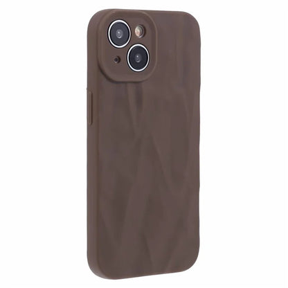 HRX Series For iPhone 13 6.1 inch Case  3D Pleats Wrinkle Drop-proof TPU Protective Shell
