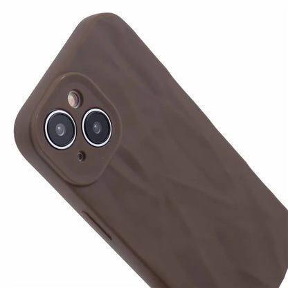 HRX Series For iPhone 13 6.1 inch Case  3D Pleats Wrinkle Drop-proof TPU Protective Shell