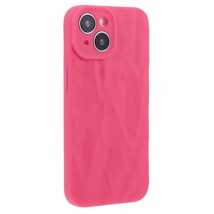 HRX Series For iPhone 13 6.1 inch Case  3D Pleats Wrinkle Drop-proof TPU Protective Shell
